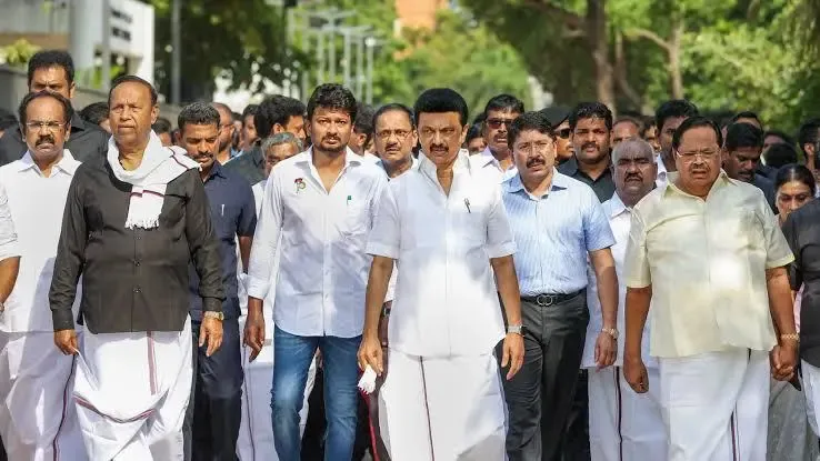 Did Stalin Lead a Silent March on Karunanidhi's Seventh Death Anniversary and Unveil New Welfare Schemes?