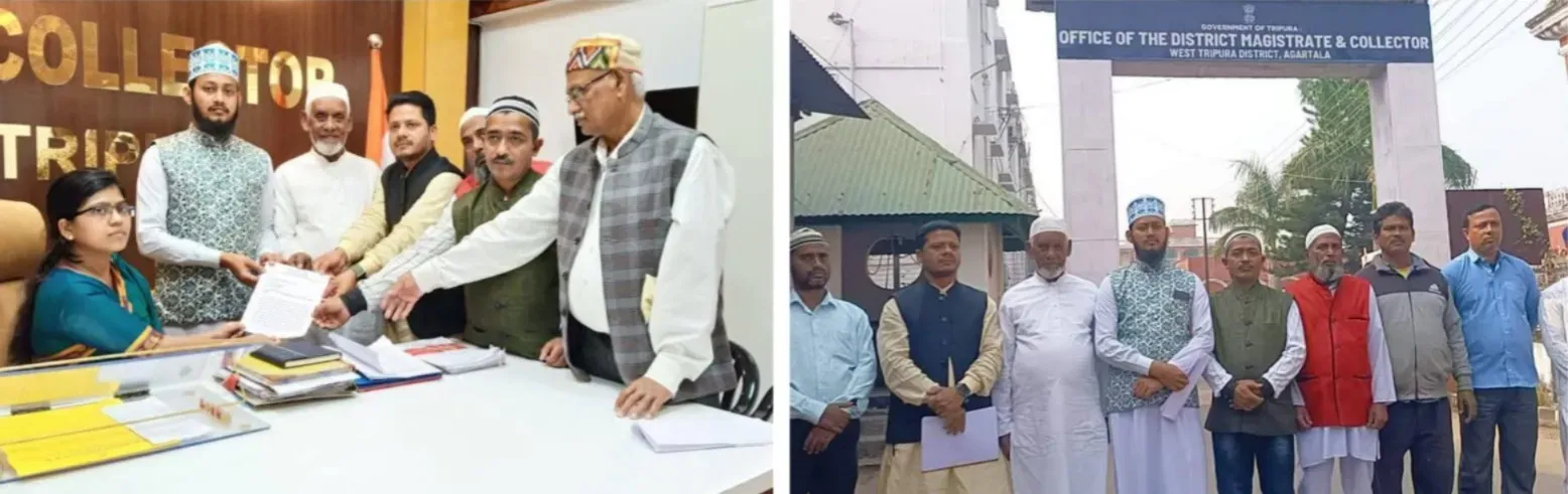 Demand to Cease Violence Against Hindus in Bangladesh and Disrespect towards the Indian Flag: Tripura Muslim Group