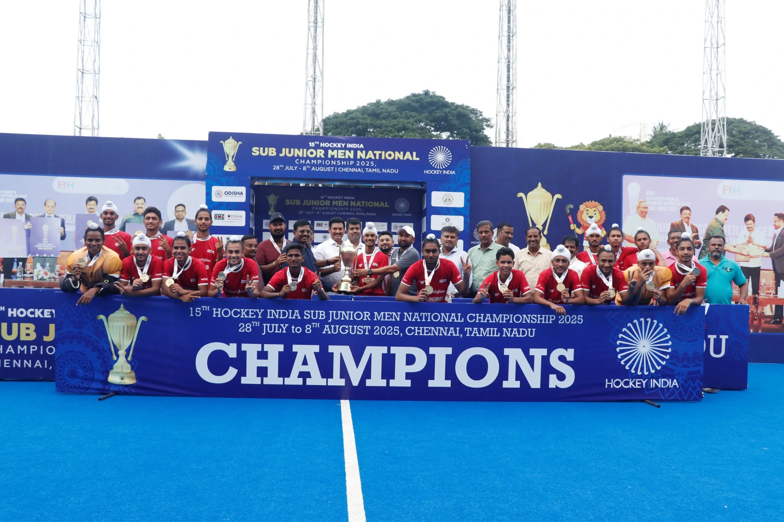 Did Punjab Claim Victory in the Sub-jr Men's Hockey Nationals Against Jharkhand?
