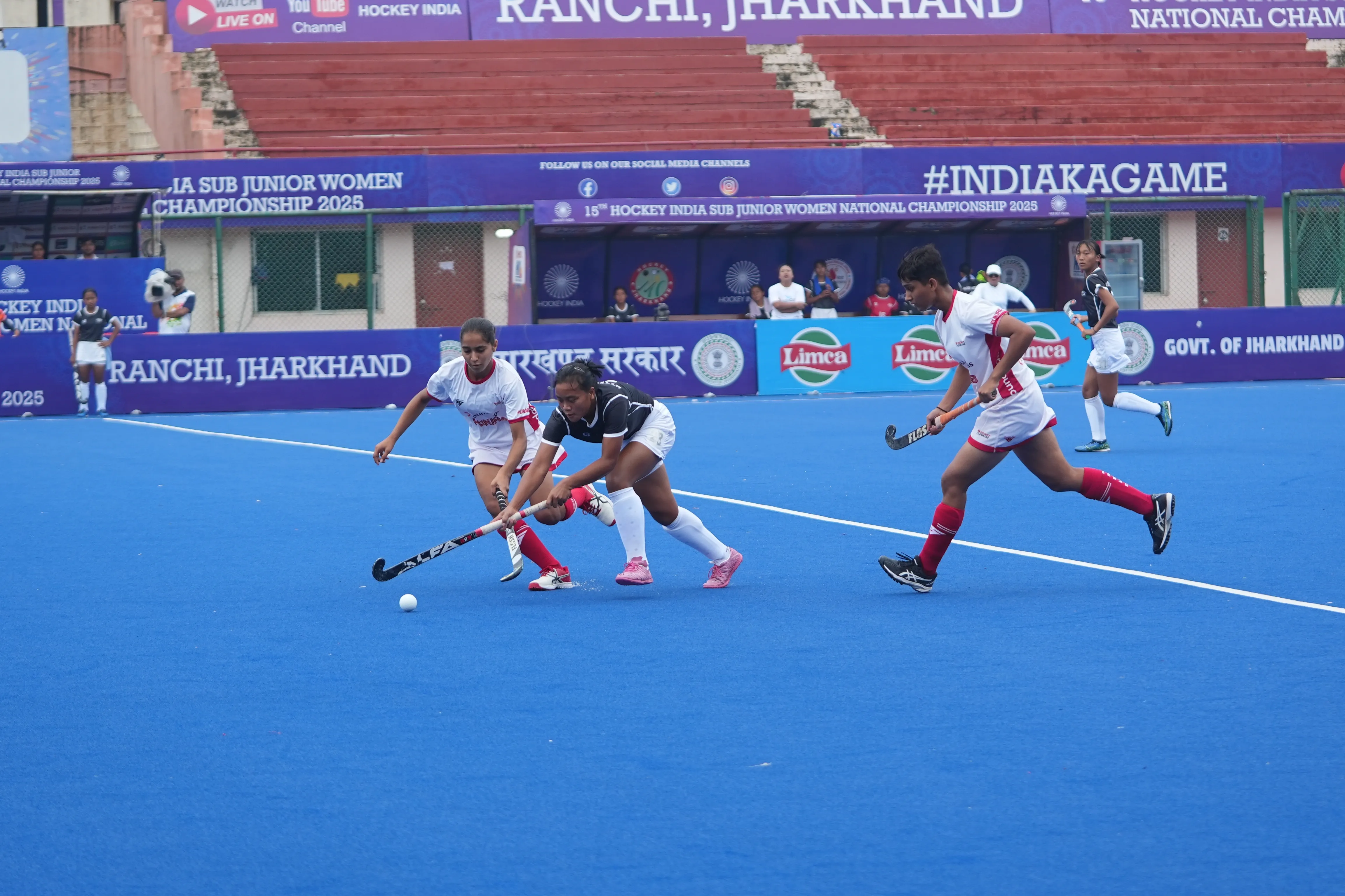 Who Will Triumph in the Sub-Jr Women's Hockey Nationals: Haryana vs Odisha and Mizoram vs Jharkhand?