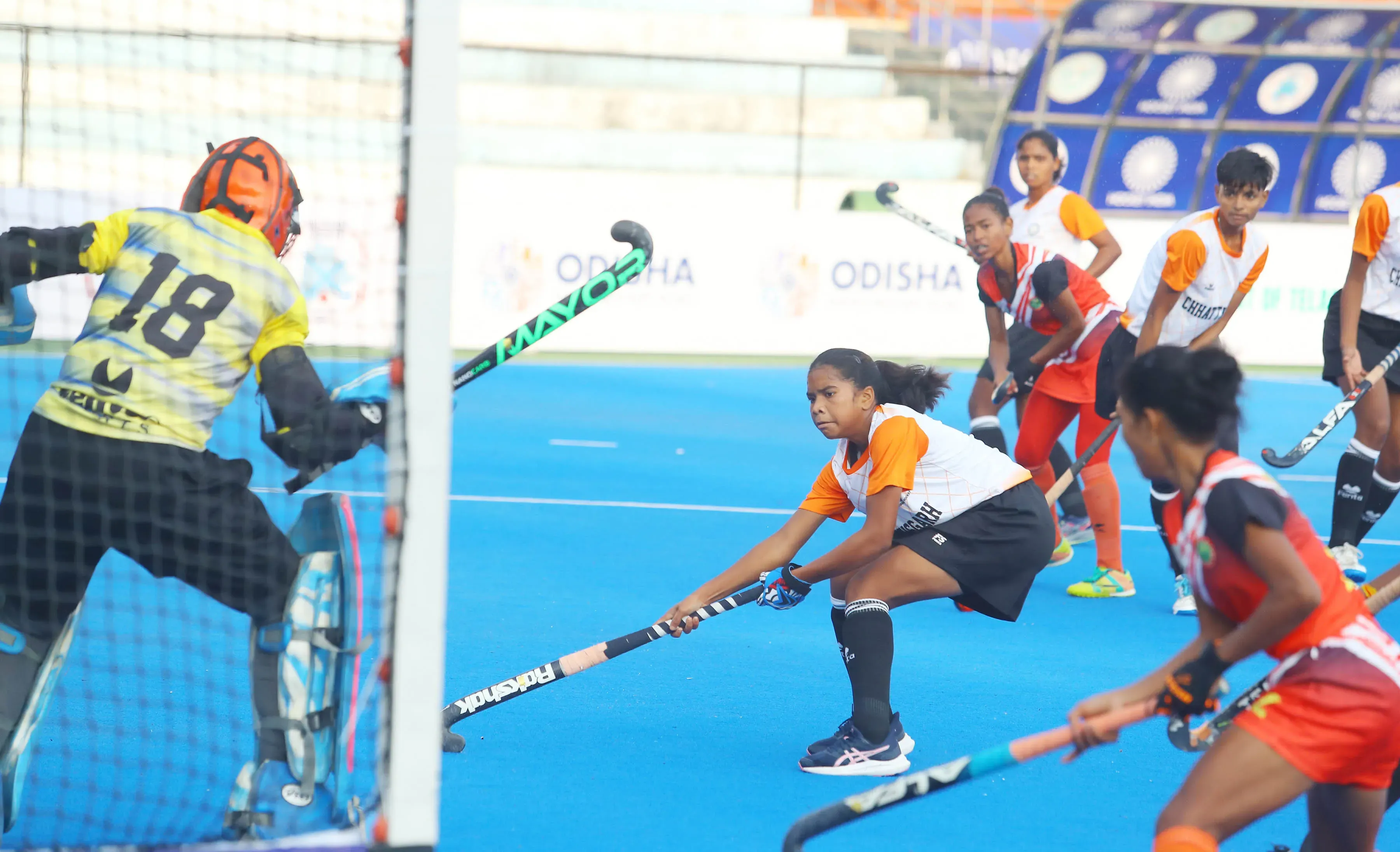 Day 3 Highlights: Jharkhand, Odisha, Uttarakhand, Karnataka, and Andhra Pradesh Triumph in Sub-jr Women's National Hockey