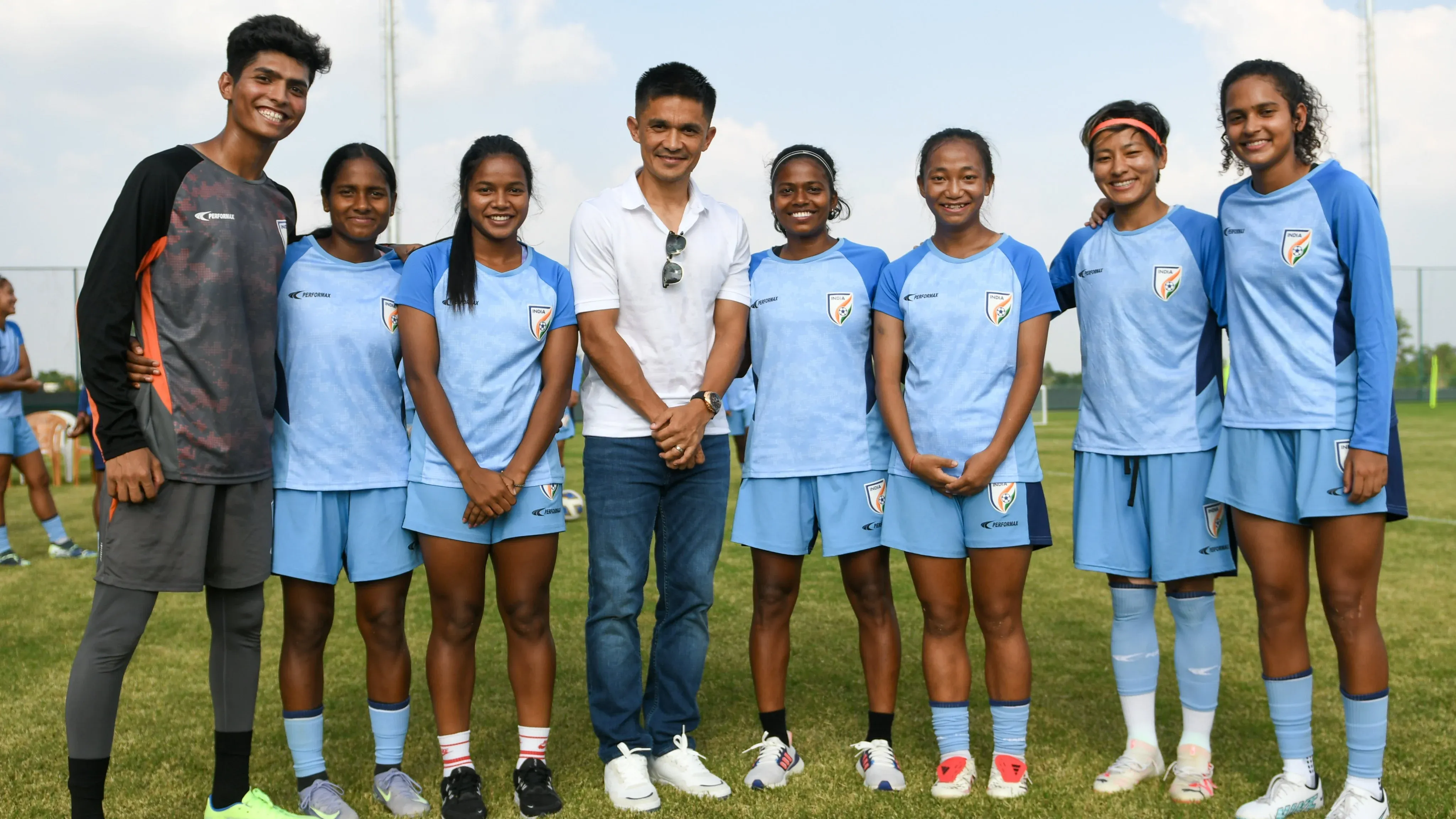 Did Sunil Chhetri Make a Surprise Visit to the Women's National Camp?