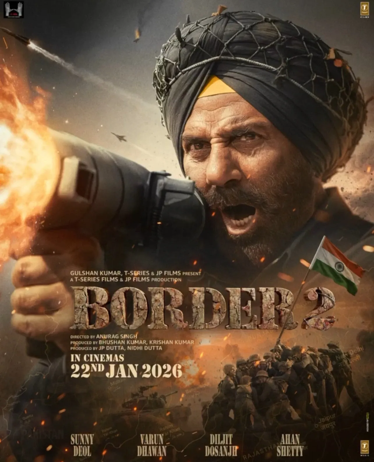 Is the Sunny, Diljit, Varun and Ahan-starrer ‘Border 2’ Set for January 22, 2026 Release?
