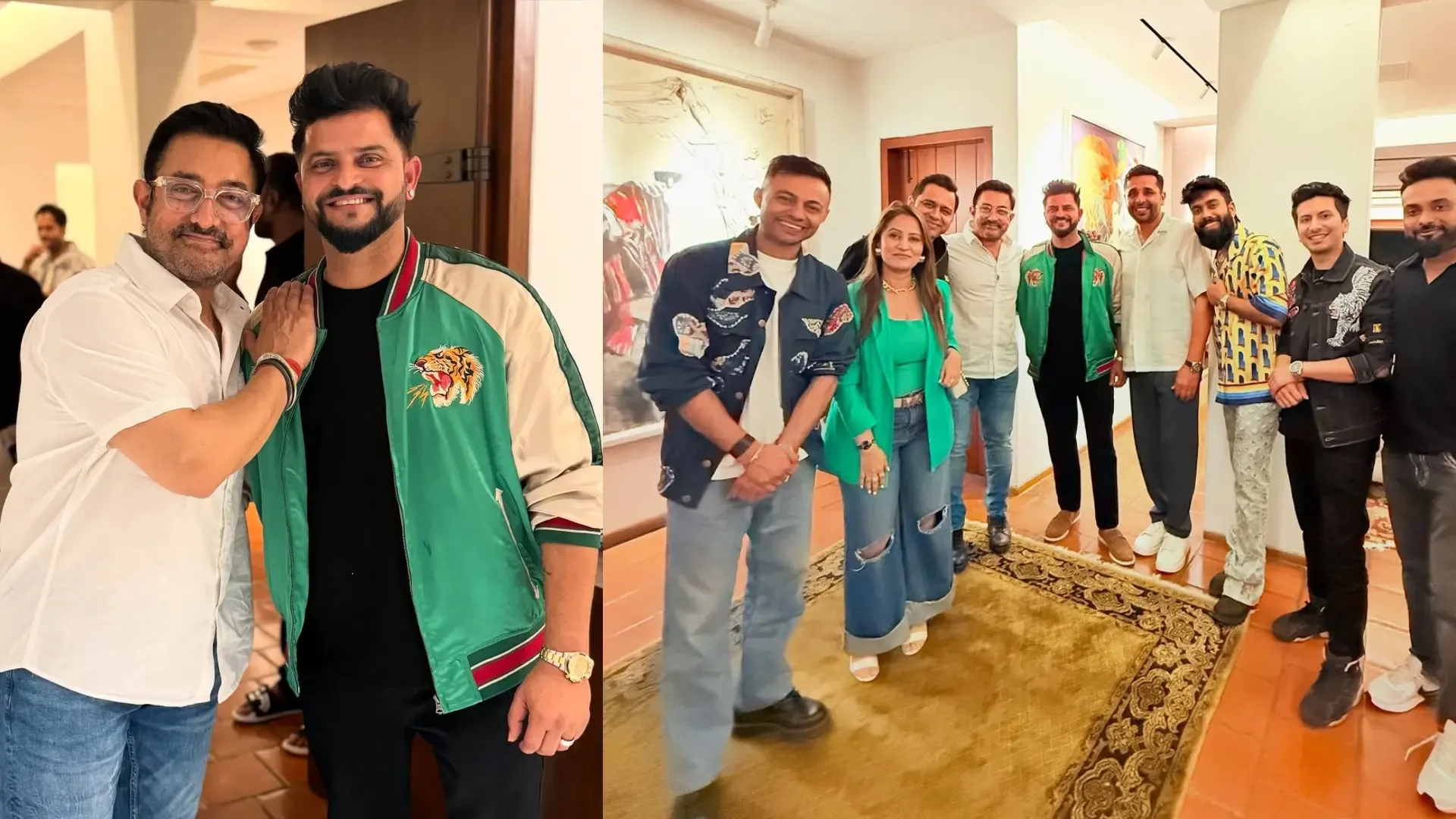 Suresh Raina Has a Fanboy Encounter with Aamir Khan