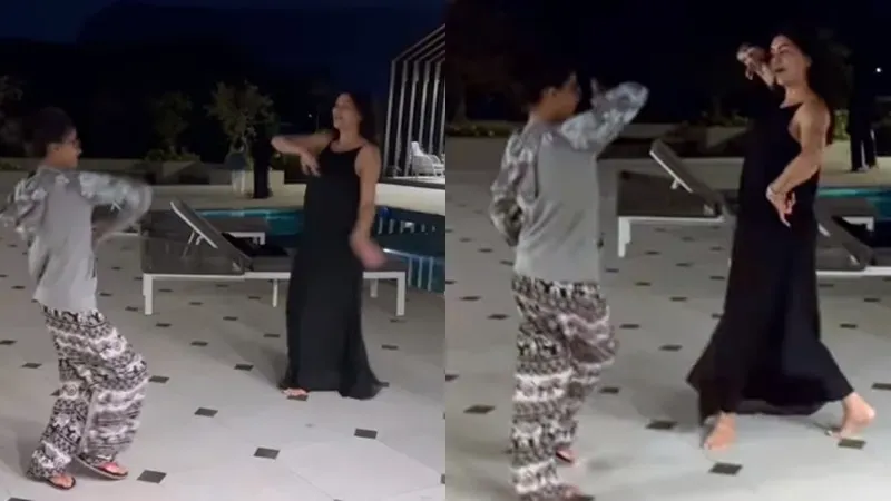 Sushmita Sen Dances with Her Beloved Daughter Beneath the Stars