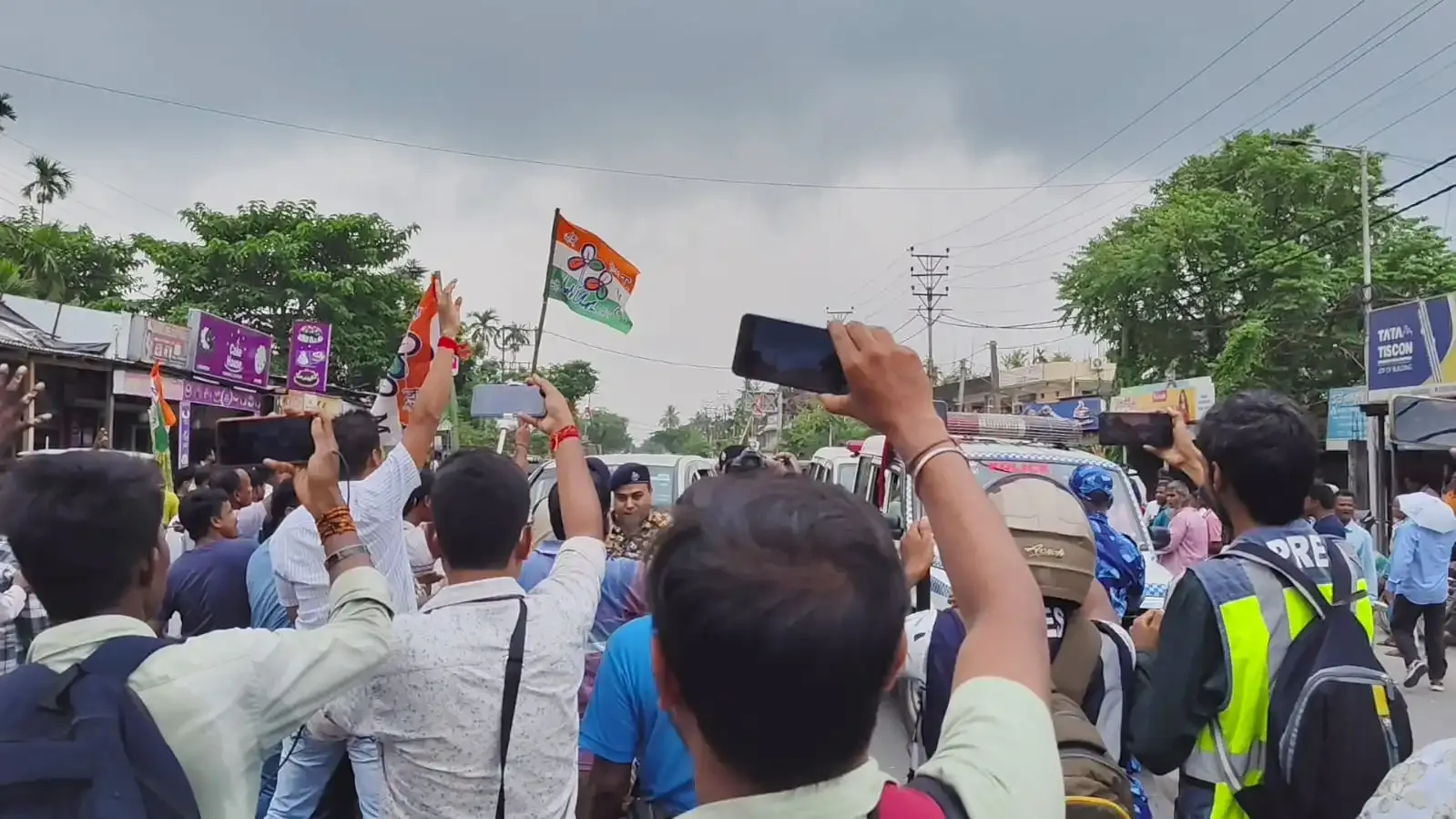 Was Suvendu Adhikari's Convoy Targeted in Cooch Behar?