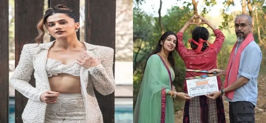 Taapsee Pannu Kicks Off Filming for Action-Thriller ‘Gandhari’