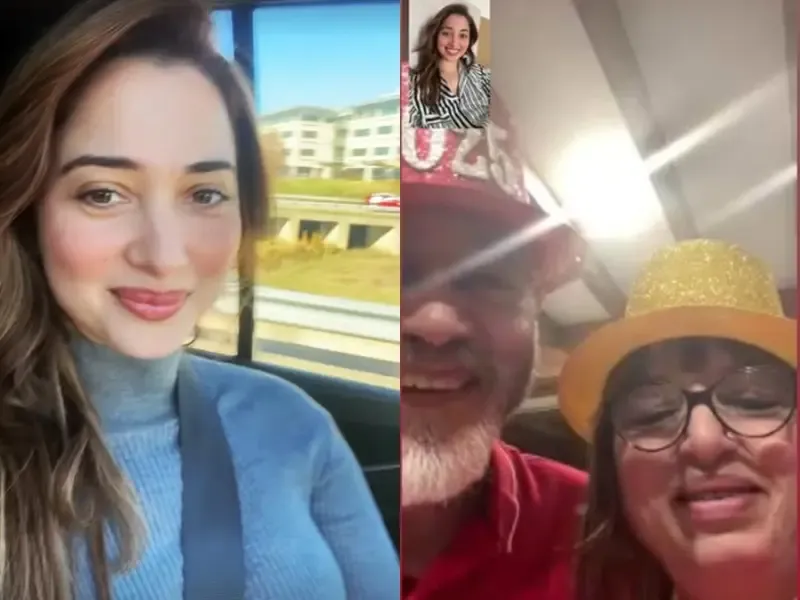 Tamannaah Bhatia Rings in the New Year Virtually with Family