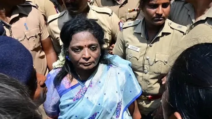 Tamilisai Soundararajan Arrested Prior to BJP Protest on TASMAC Scandal in Tamil Nadu
