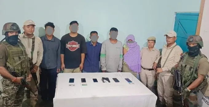 Have Ten Militants from Banned Groups Been Arrested in Three Manipur Districts?