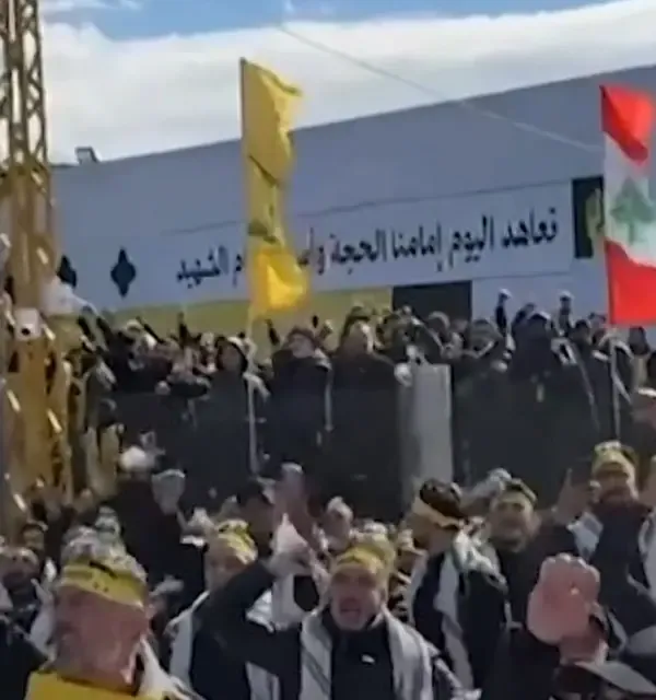 Massive Turnout in Beirut for Hezbollah Leaders' Funeral Amid Israeli Air Activity