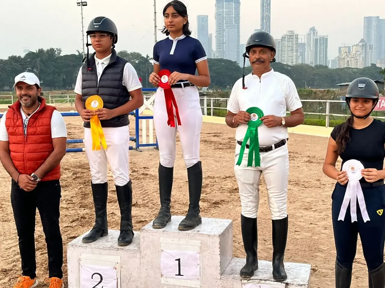 Freya Thakkar and Jai Singh Sabharwal Secure Gold Medals at ARC Show Jumping Competition
