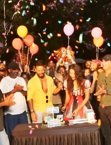 Did Tiger Shroff Celebrate Sonam Bajwa’s Debut in Hindi Cinema on the Sets of ‘Baaghi 4’?