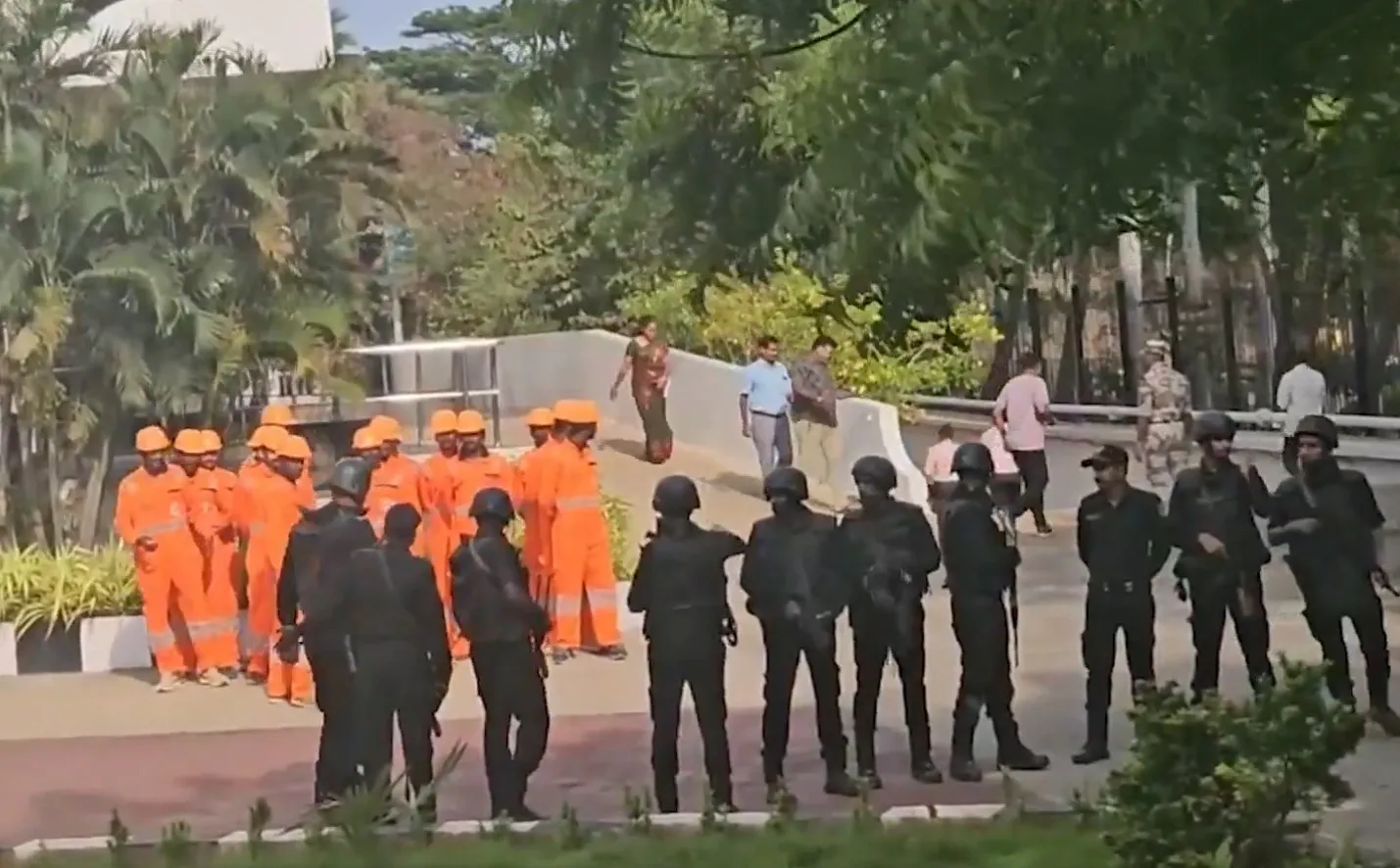 What Security Drills Were Conducted at Kalpakkam and Chennai Port?
