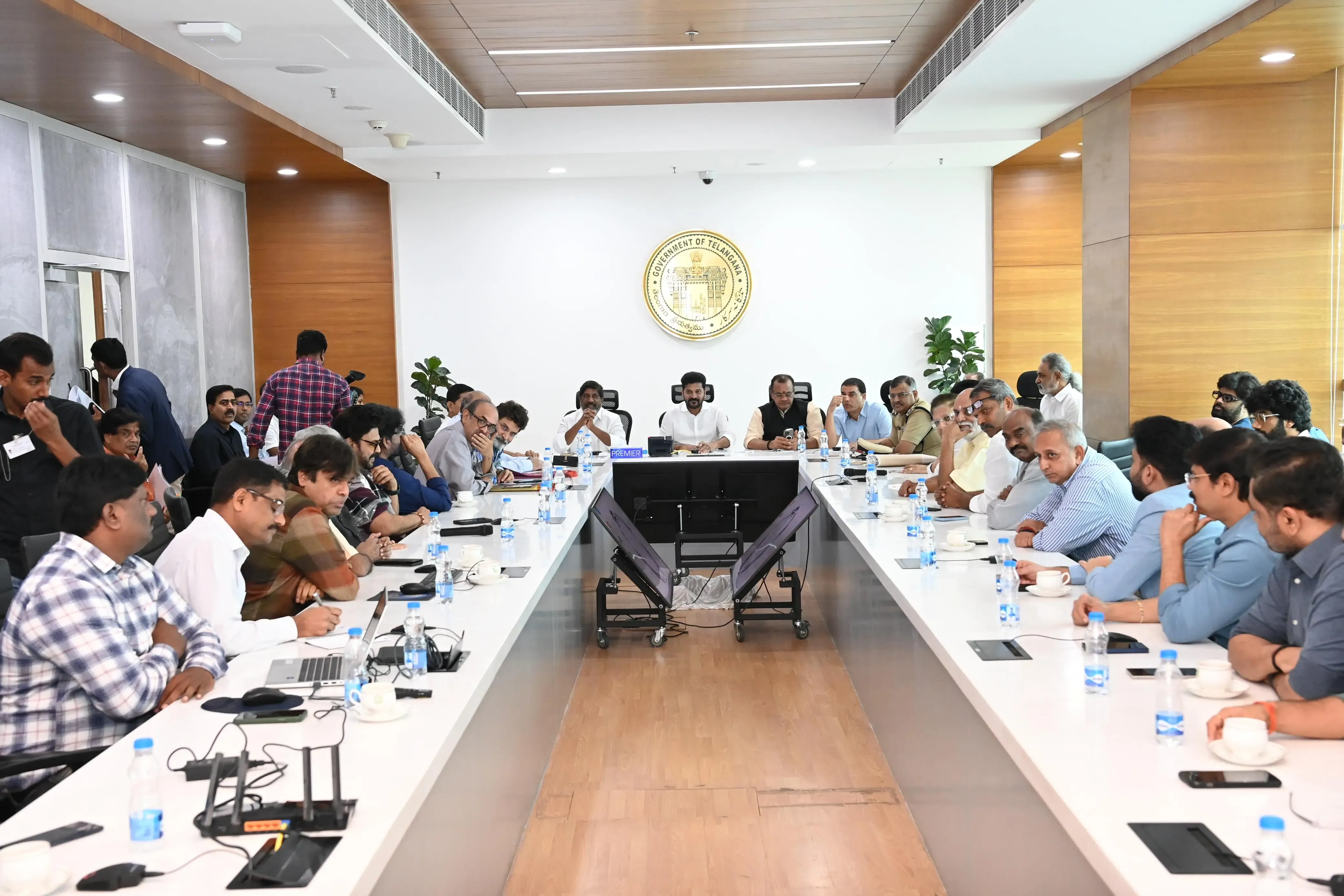 Telugu Film Delegation Engages with Telangana Chief Minister Amid Stampede Concerns