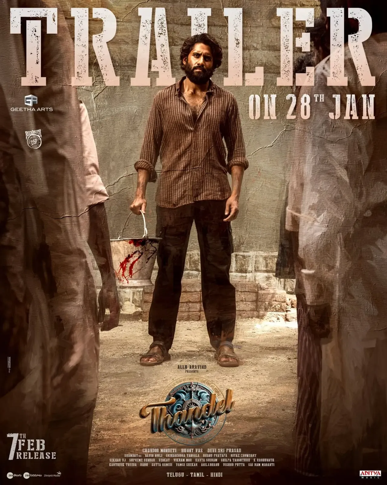 Thandel Trailer Unveiled Starring Naga Chaitanya