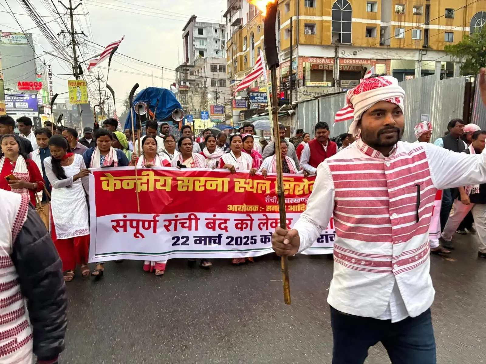 Tribal Groups' Bandh Disrupts Ranchi, Major Traffic Blocked
