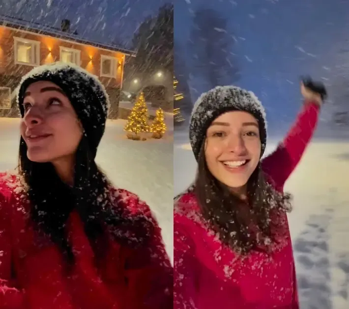 Triptii Dimri spends year end amid snow and yaks