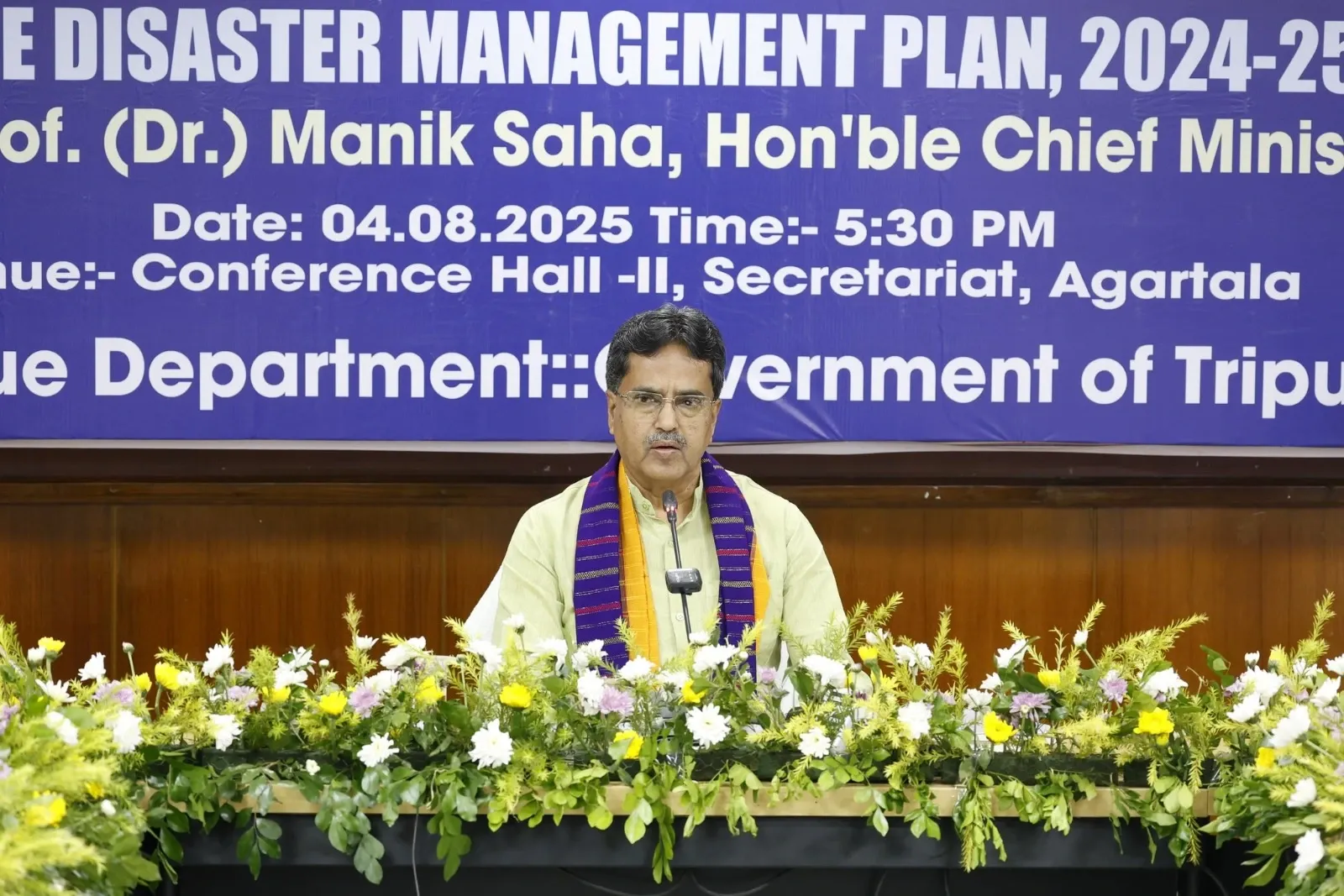 How is Tripura CM Strengthening Disaster Management?