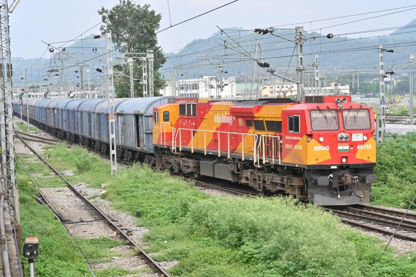 Has Tripura Electricity Corp taken a major step towards electric train services?