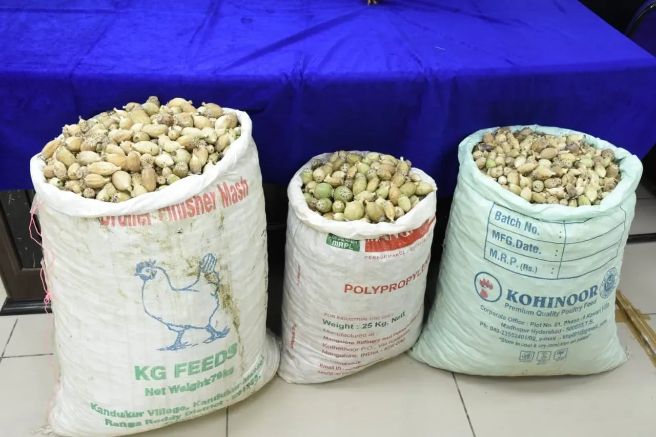 Over 200 kg of Poppy Straw Confiscated from Truck in Udhampur, J&K