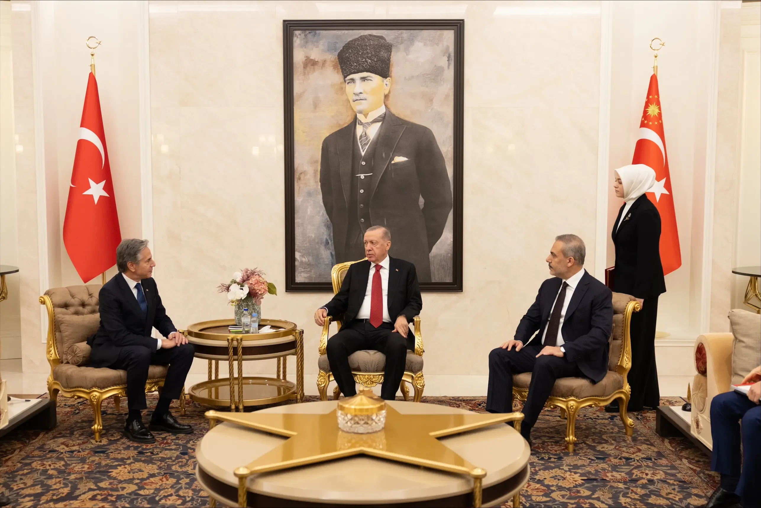 Discussions Held Between Turkey and the US on Stability in Syria and Ceasefire in Gaza