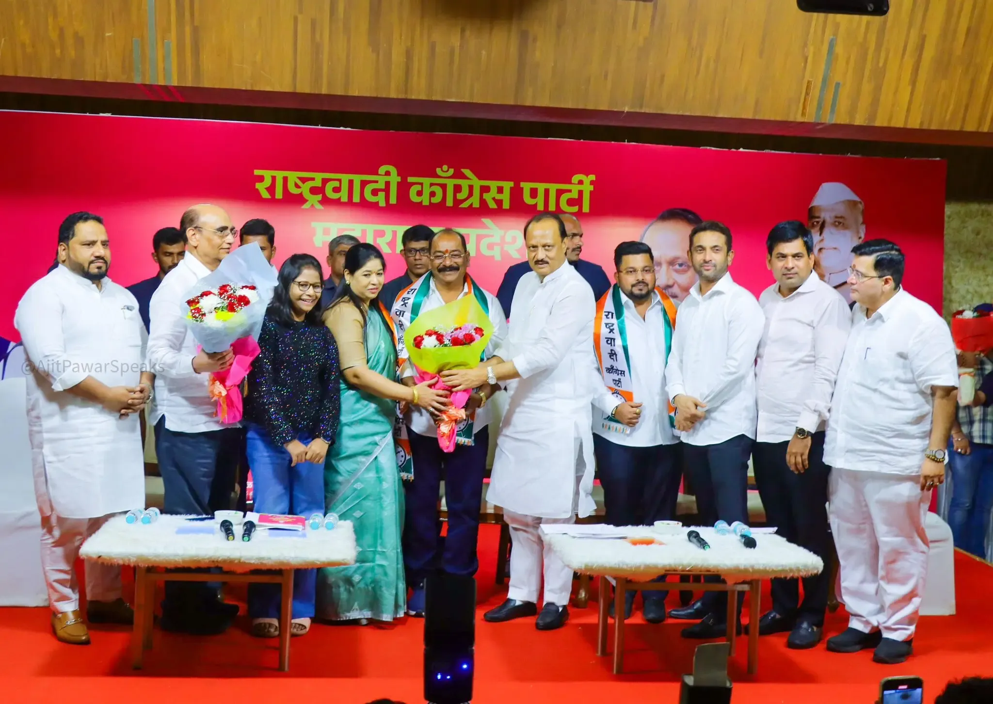 Two Supporters of Jitendra Awhad Switch to Ajit Pawar's Camp