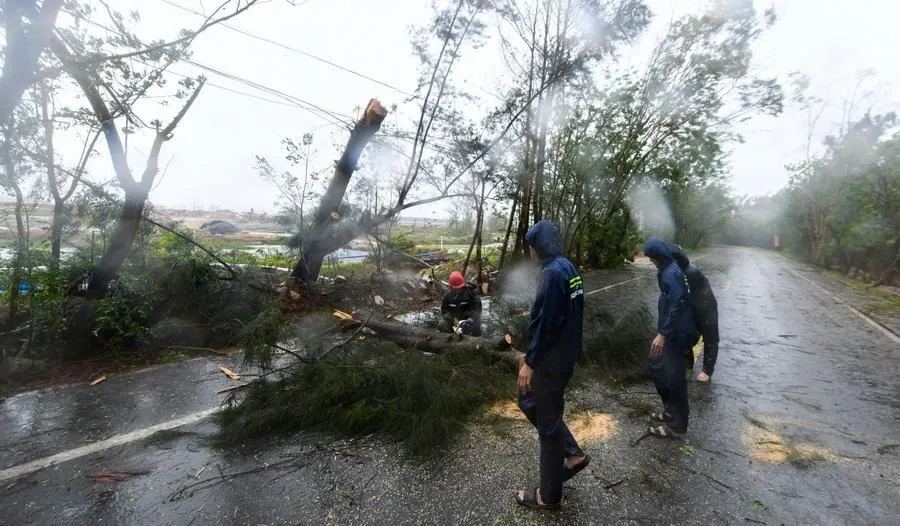Did Typhoon Wutip Make Its Second Landfall in China?