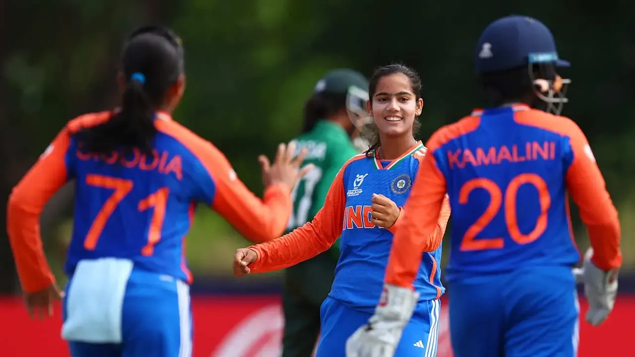 U19 WC: Vaishnavi & Trisha Propel India to Semi-Finals with Dominant Victory Over Bangladesh