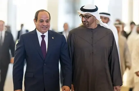 Talks Between UAE and Egypt Presidents on Bilateral Relations and Regional Challenges