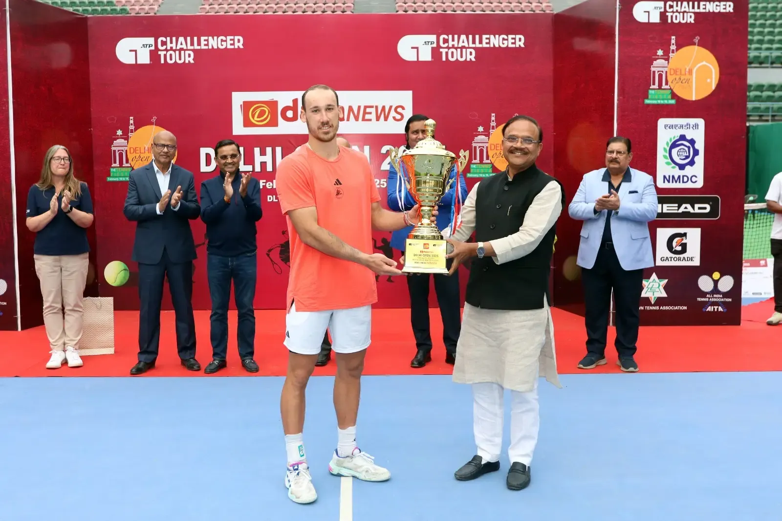 Unseeded Kyrian Jacquet Shocks Second Seed Billy Harris to Capture Delhi Open 2025 Singles Title