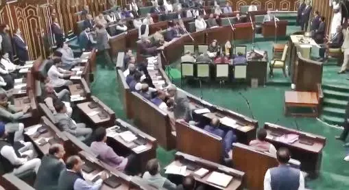 Chaos in J&K Assembly as NC MLA Calls for Dialogue with Pakistan