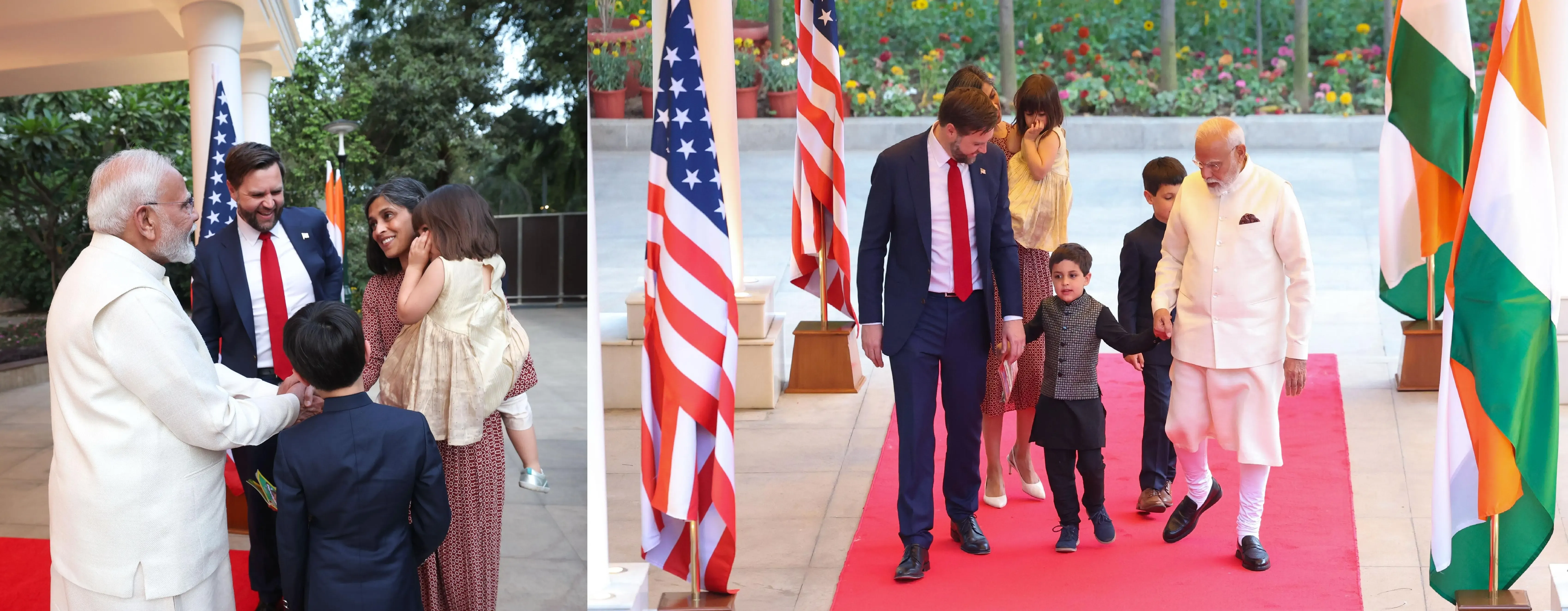 US Vice President Vance Meets Prime Minister Modi in New Delhi