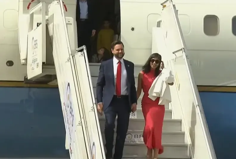 US Vice President J.D. Vance and Family Visit India