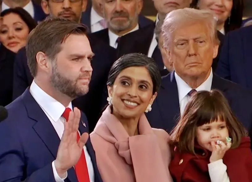 Usha Vance Makes History as First Indian-American Second Lady with J.D. Vance's Vice Presidential Oath