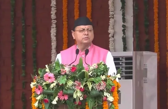 How Did Uttarakhand CM Dhami Honor Freedom Fighters on 79th Independence Day?