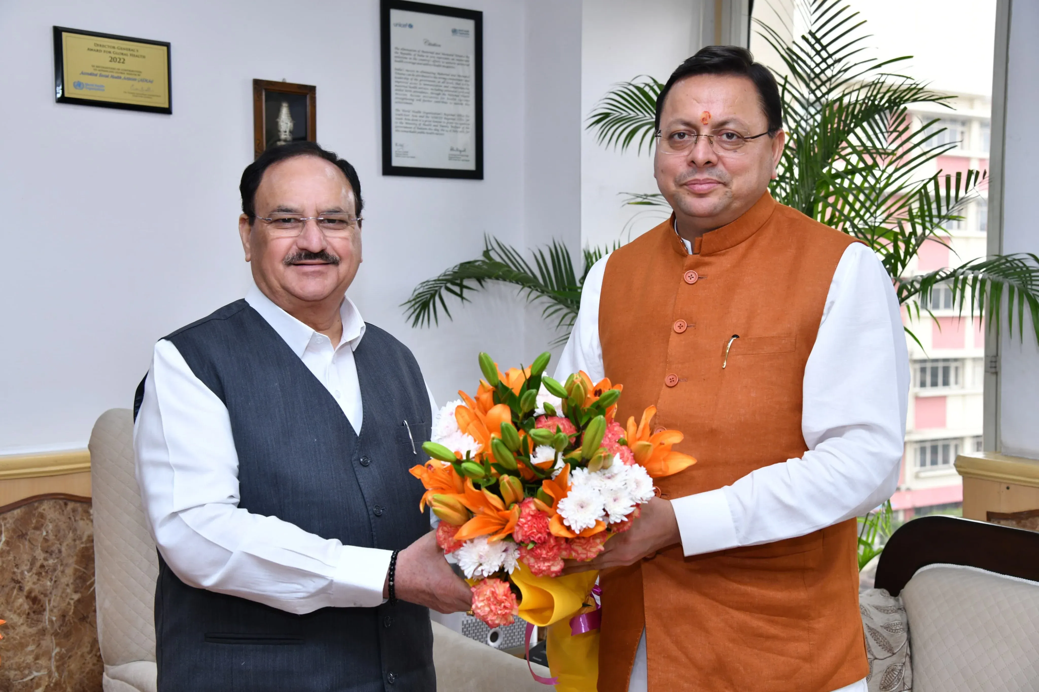 What Did Uttarakhand CM Discuss with Union Health Minister?