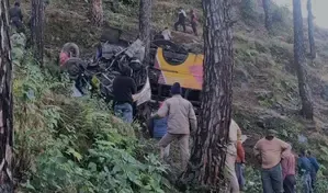 Tragic Bus Accident in Pauri Garhwal: Five Lives Lost in 100-Meter Plunge