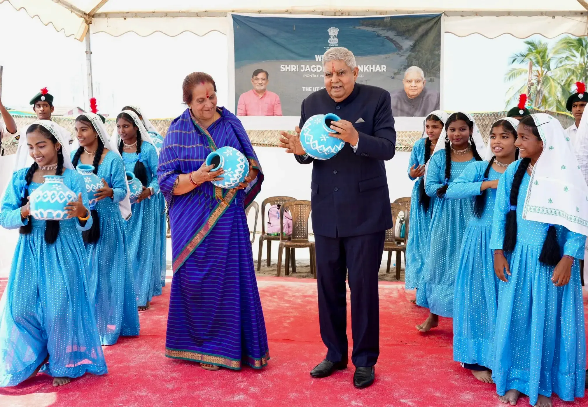 Vice-President Dhankhar's First Trip to Lakshadweep: A Tourist's Paradise