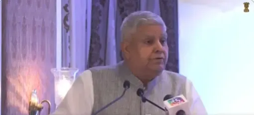 V-P Jagdeep Dhankhar Advocates for Innovative Growth in Rajasthan's Tourism, Education, and Healthcare