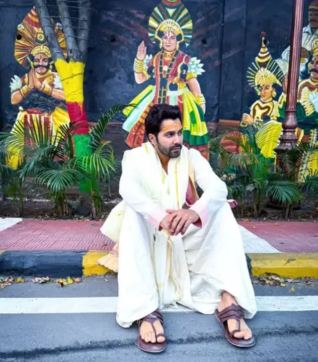 Varun Dhawan Prays at Mahakaleshwar Temple Before 'Baby John' Premiere