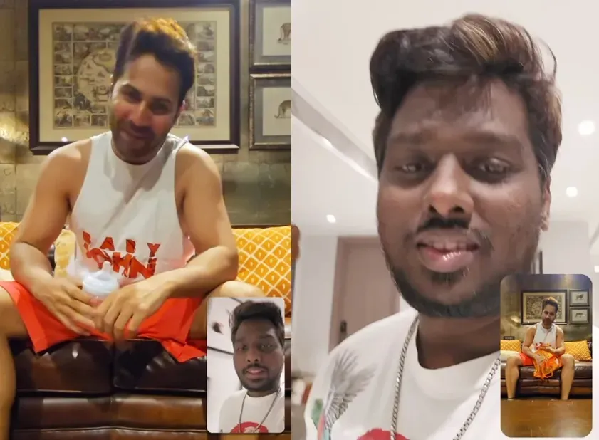 Varun Seeks Parenting Advice from Atlee on Getting His Baby to Sleep