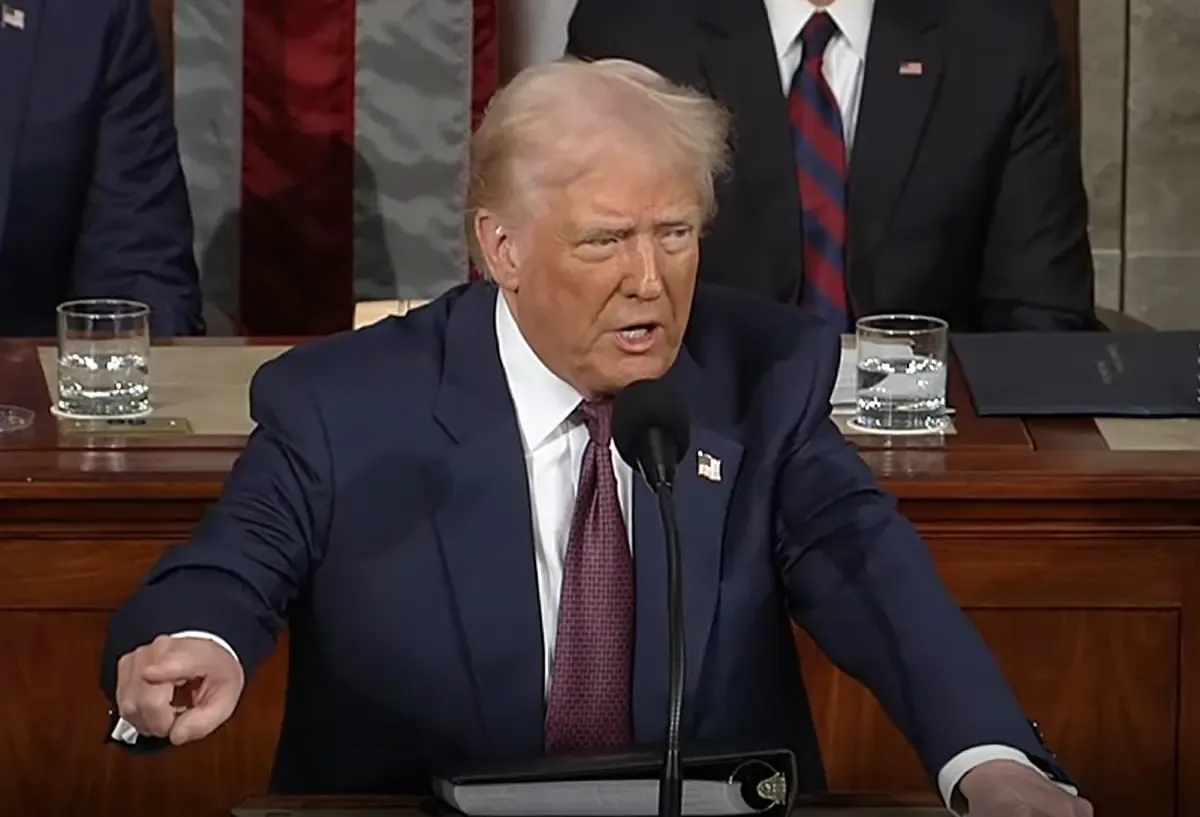 Trump Expresses Disappointment as Democrats Walk Out During His Address