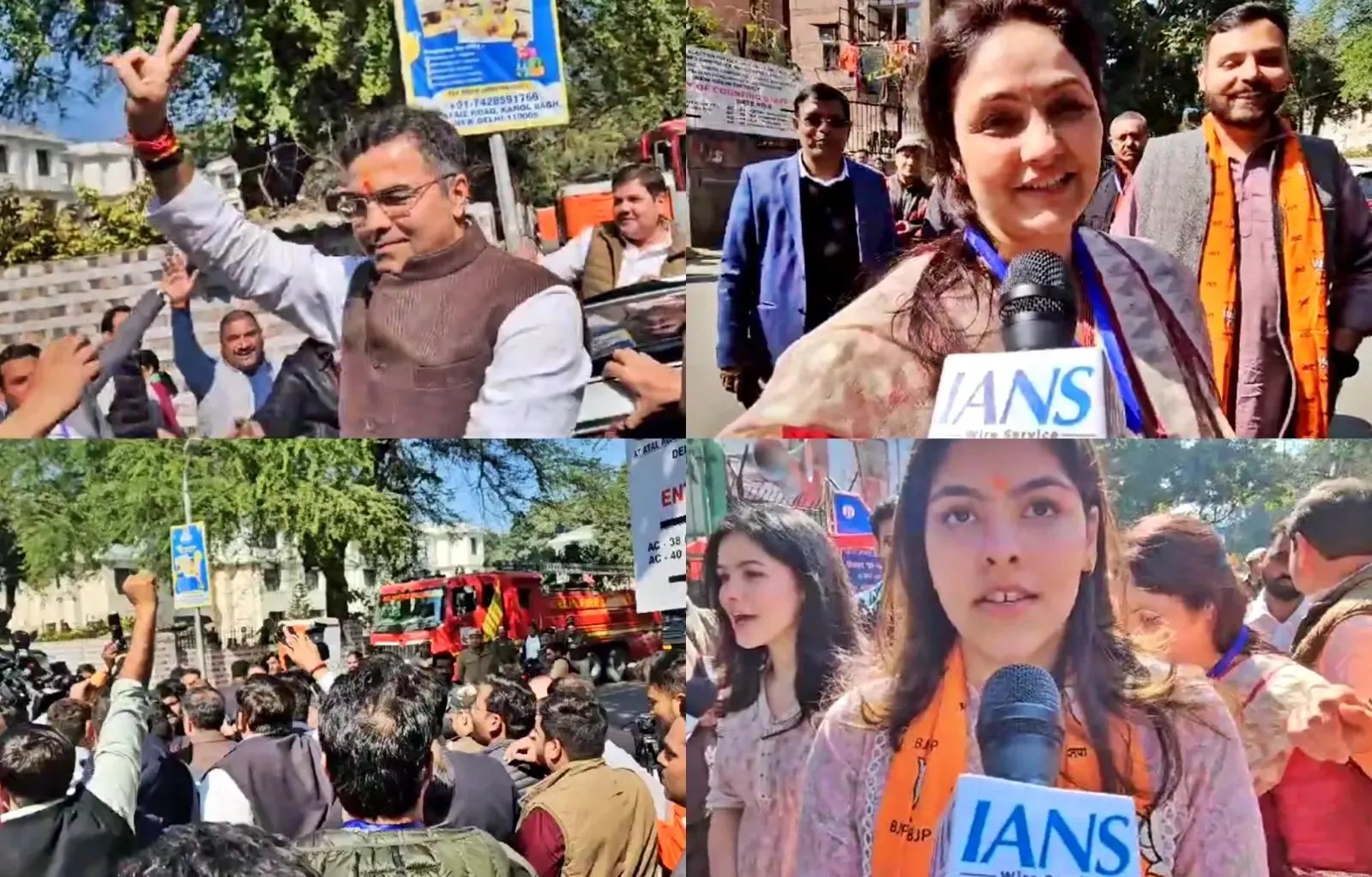 Celebratory Slogans for Delhi's Triumph: Parvesh Verma's Family Overjoyed