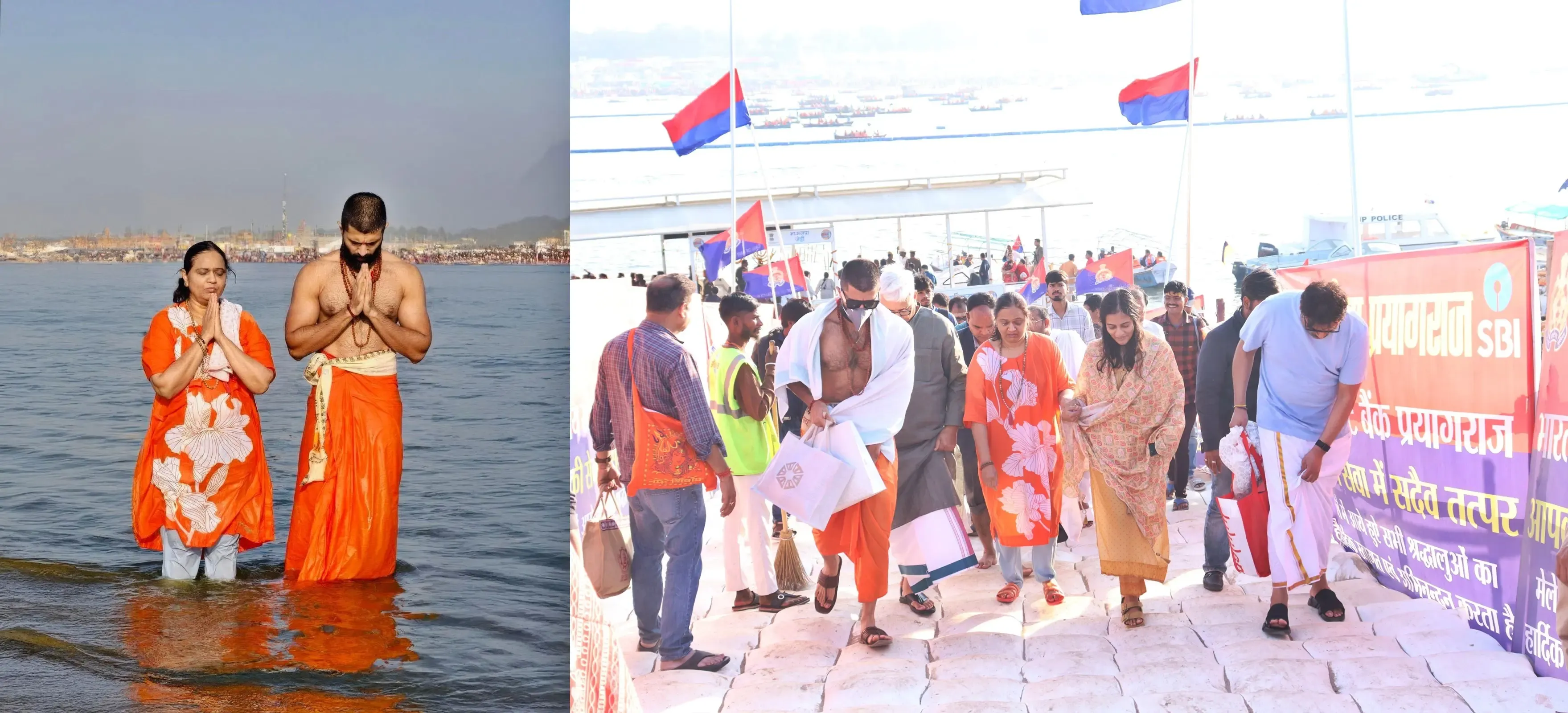 Vijay Deverakonda Visits Maha Kumbh with His Mother for Blessings