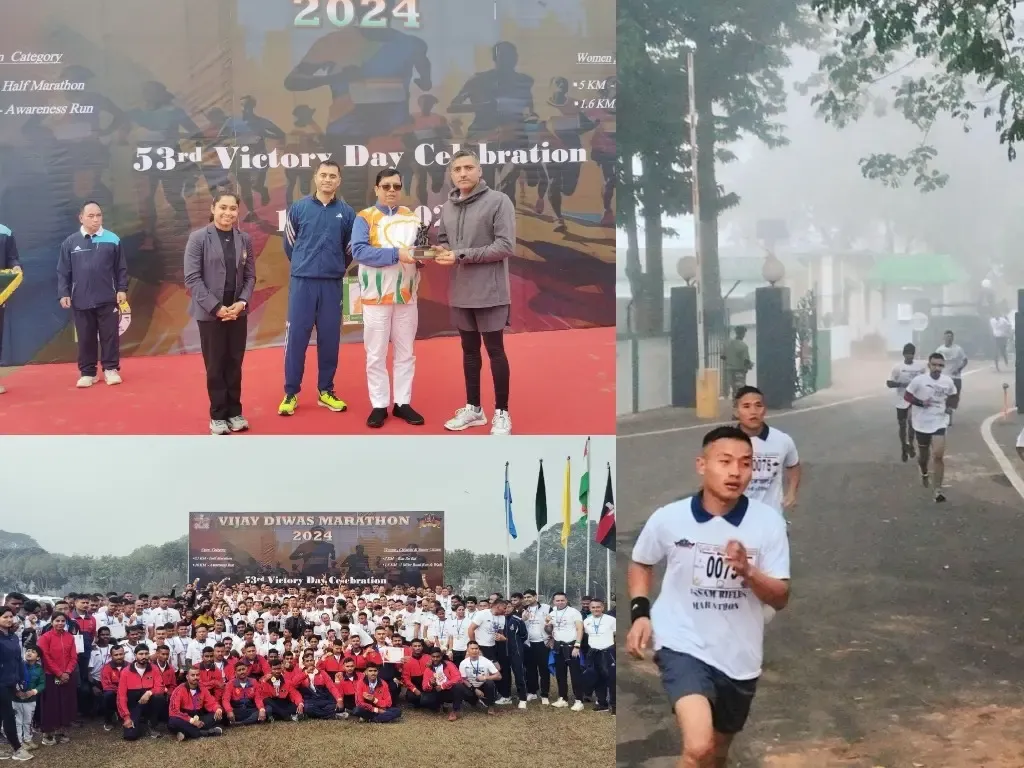Vijay Diwas: Assam Rifles Hosts Half Marathon in Tripura