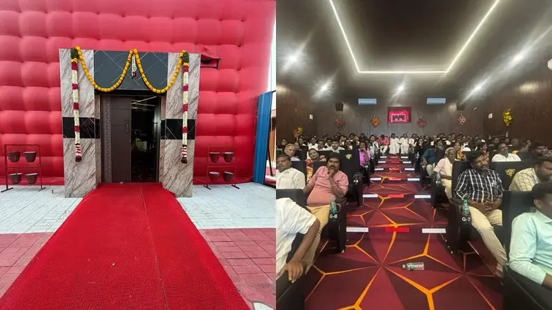 Vikram's 'Veera Dheera Sooran' Makes History as First Film Screened in Tamil Nadu's Premier Inflatable Theatre