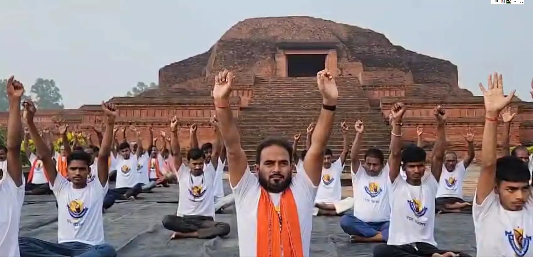 क्या विक्रमशिला योग व ध्यान स्थल पर अंतर्राष्ट्रीय योग दिवस मनाने से स्वस्थ रहने का संदेश दिया गया?
