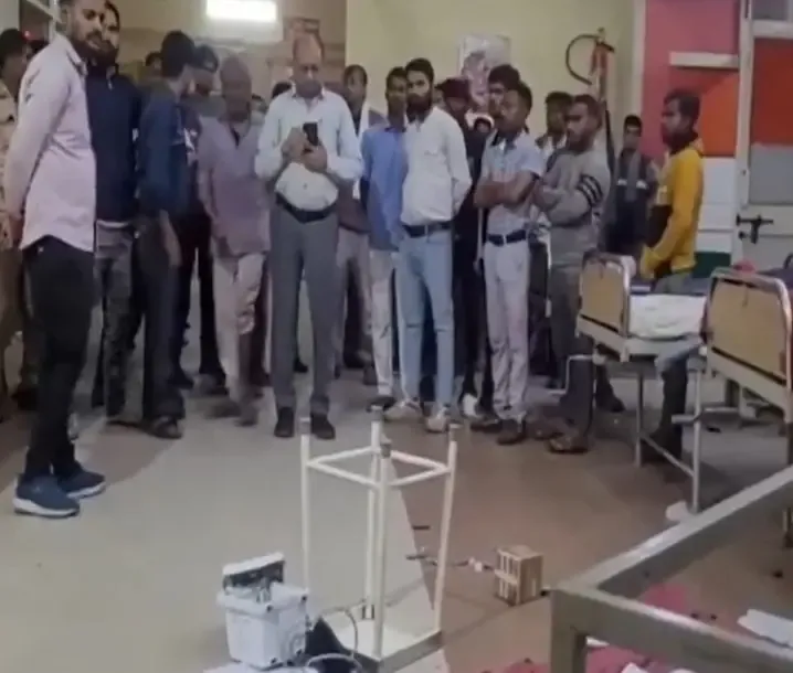 Violence Erupts at Firozabad Trauma Centre Following Patient's Death Amid Accusations of Negligence