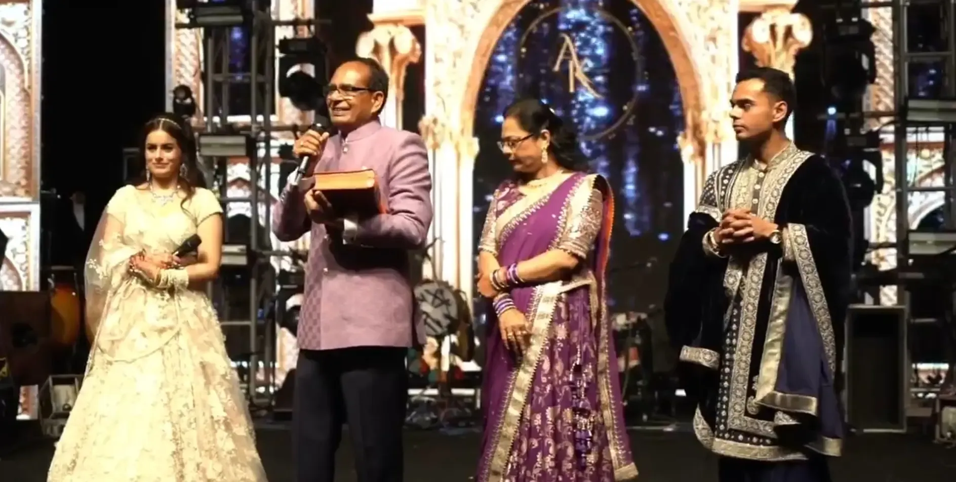 VIP attendees honor the wedding festivities of Shivraj Singh Chouhan’s son in Jodhpur